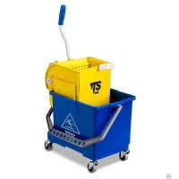 TTS Ведро Mini Bucket 17 л на колесах,полипропилен.,ручкой и отжимом O-Key