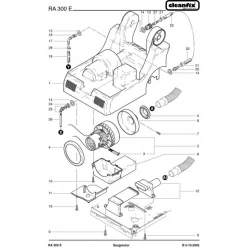 Вакуумный мотор для Cleanfix RA 300 E
