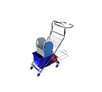 Metal Clean Одноведерная уборочная тележка Луиза