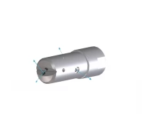 Роторная насадка тип-B DN&gt,45 ( B35 ) 1/2” BSP 159,4 l/min 1400 бар вставки 4xM4