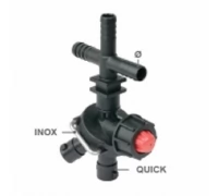 Корпус 3-х позиционный шланового типа D1/2(13mm.) проходной(тройник)