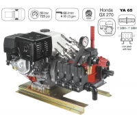 Насос трехплунжерный Comet серия YA 65 (55 л/мин, 50 бар) c бенз. дв. Honda GX 270