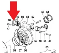 Пластина крепежная насоса APS101/121 (1х2)