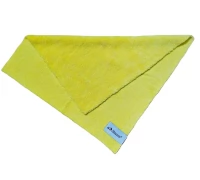 Микрофибра, желтая, 40х40, 400 gsm, с логотипом, в упаковке