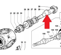 Коленвал насоса APS121