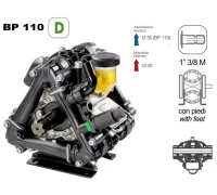 Насос мембранный Comet® серия BP110 D (110 л/мин, 20 бар), гидрокомпенсатор, вал ВОМ 13/8