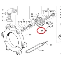 Крышка насоса BP 241/251HS (1х6)
