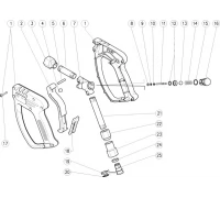 Ремкомплект курка распылительного RL 34 9(10)x1 шт.