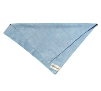 Микрофибра, голубая, 40х40, 300gsm, с логотипом, в упаковке