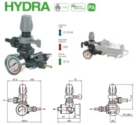 Узел управления Comet® серия HYDRA с манометром (50 л/мин, 5 бар) для EVERFLO PUMPS