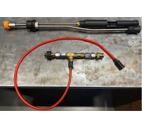 Пенокомплект с эжектором + LS12 2.1мм. + распылительный ствол красный EASYLOCK