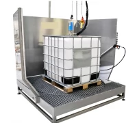 Пост для мойки IBC емкостей нерж.