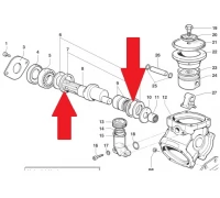 Кольцо 68х55х6 насоса BP105 - BP125 (1х2)