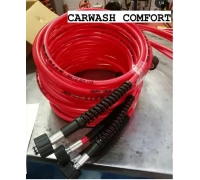 Шланг CARWASH COMFORT для МСО DN 6 красный 200 бар 4 м 1/4 г.. 3/8 ш.