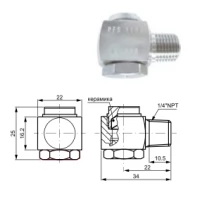Полоконусные форсунки PFS 1122 F5 (Для атомизации крахмала)