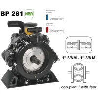 Насос мембранный Comet® серия BP281 (248л/мин, 20 бар), вал ВОМ 13/8