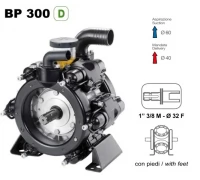 Насос мембранный Comet® серия BP300 (295 л/мин, 20 бар), вал d32 внутрен./шпонка - ВОМ 13/8