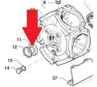 Сальник 35х52х10 насоса BP205/235/241/280/281/300/BPS300