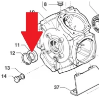 Сальник 35х52х10 насоса BP205/235/241/280/281/300/BPS300