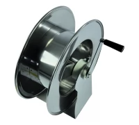 Ручная усиленная катушка RAMEX AVM 9810 50м 1/4 или 25м. 1/2(нерж.) 1/2ш.1/2ш. 200 бар.