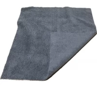 Салфетка из микрофибры (без обметки краев) 400 г/м2 СЕРАЯ 40х40см(240 короб)