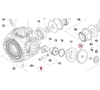 Мембрана насоса Ø125 (VITON) насоса APS141 (замена арт.1800010300)