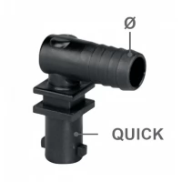 Корпус 1-на позиционный шланового типа D3/8 (10mm.) с нижним креплением, концевой