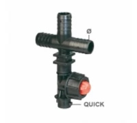 Корпус 1-на позиционный шланового типа D3/4(19mm.) с нижним креплением, проходной (тройник)