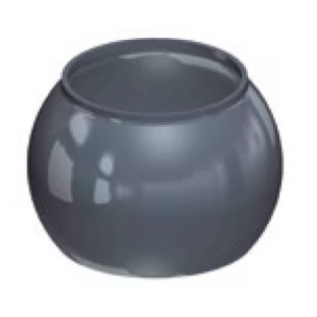 Шаровой ниппель под сварку D120, черная сталь