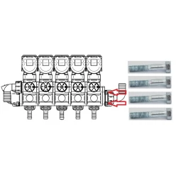 БОЛТ VITE VTE M8X318 INOX (4х1)