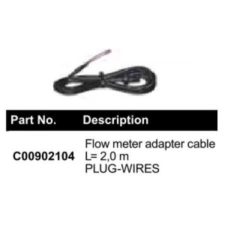 Кабель-адаптер расходомера: L=2.0 m PLUG-WIRES
