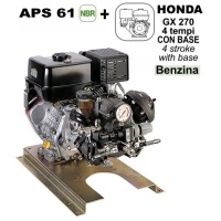 Насос мембранный Comet серия APS 61 (63,2 л/мин, 40 бар) c бенз. дв. Honda GX 270