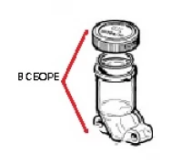 Бачок для масла насоса в сборе BP105 - BP125