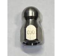 Форсунка каналопромывочная 030 нерж.1/4 г. 500 бар 3Rx1F